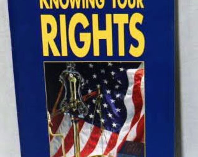 Vintage Knowing your Rights book by Jay A Sekulow from CBN  1993