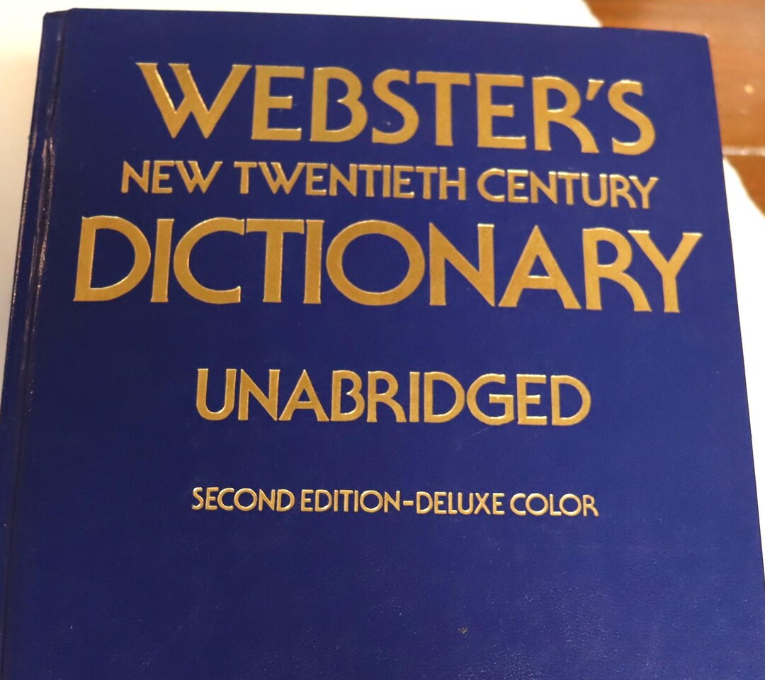 Webster's New Twentieth Century Dictionary Unabridged 2nd Ed
