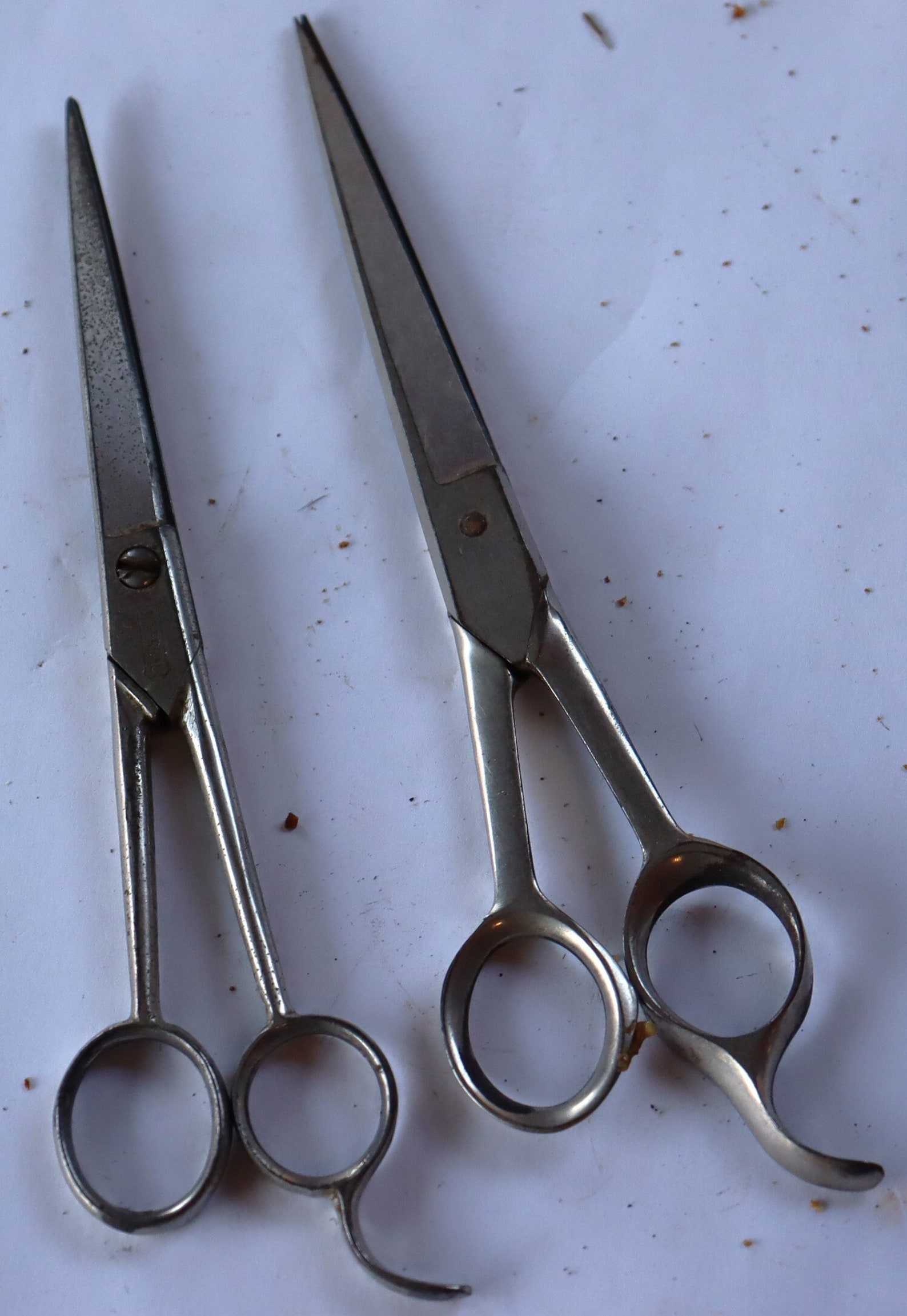 Scizzors Ridges Vintage 2 Pair of Clipper Scissors Universal and Ridge Cut - Etsy