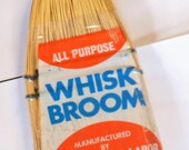 Vintage New old stock hand held whisk broom Still in wrapper