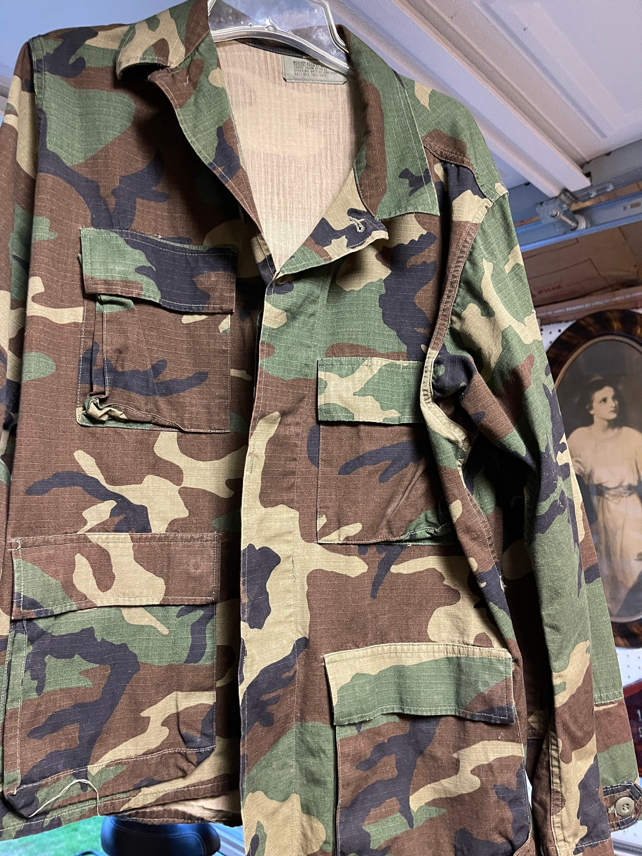 Veste Camouflage US Military Army - Taille S Regular - Occasion Très Bon état - 100% Coton