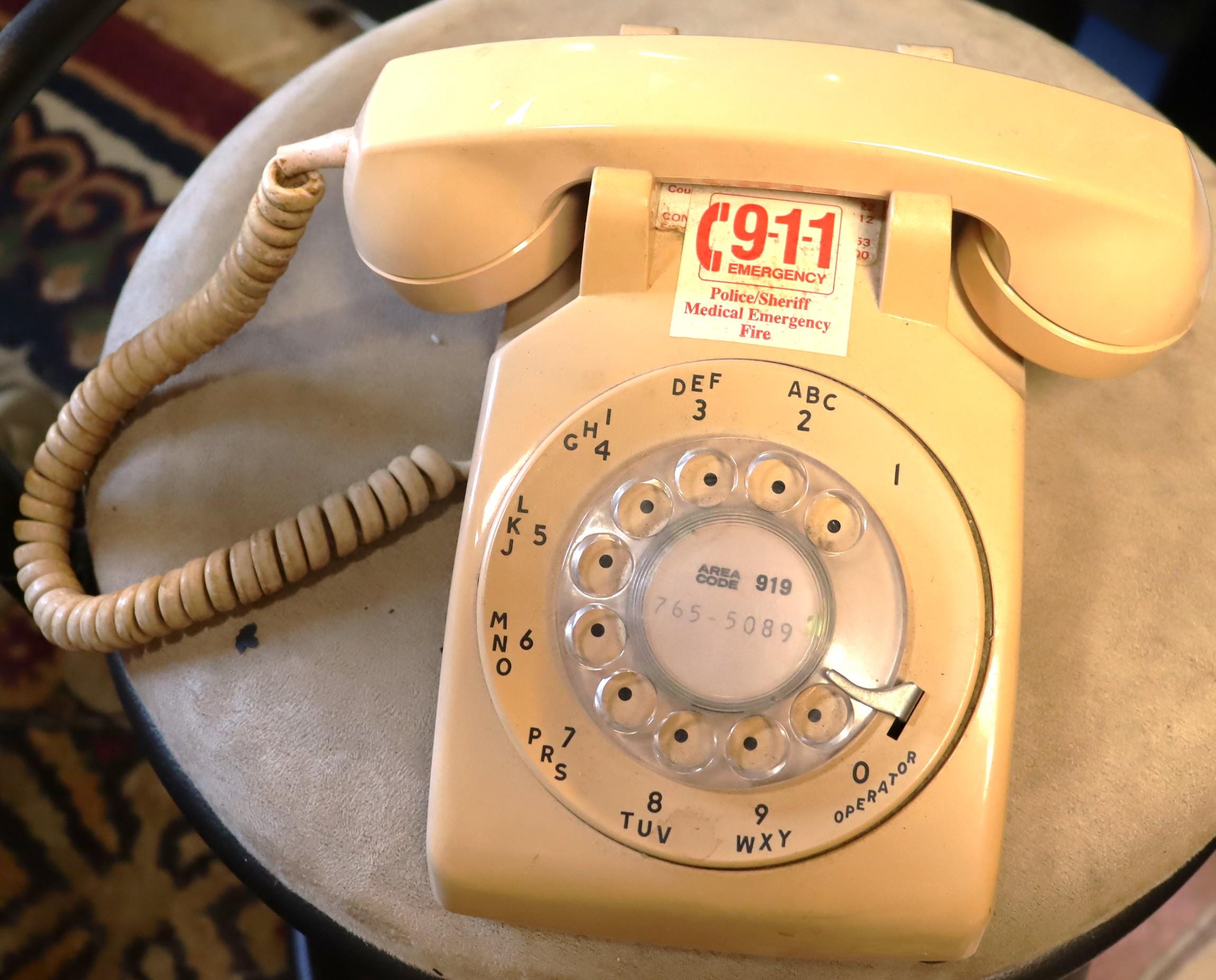 Duokon téléphone fixe vintage Téléphone fixe rétro avec écran LCD