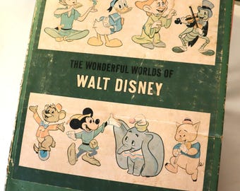 The Wonderful Worlds of Walt Disney, Book Set, Boxed, Golden Press