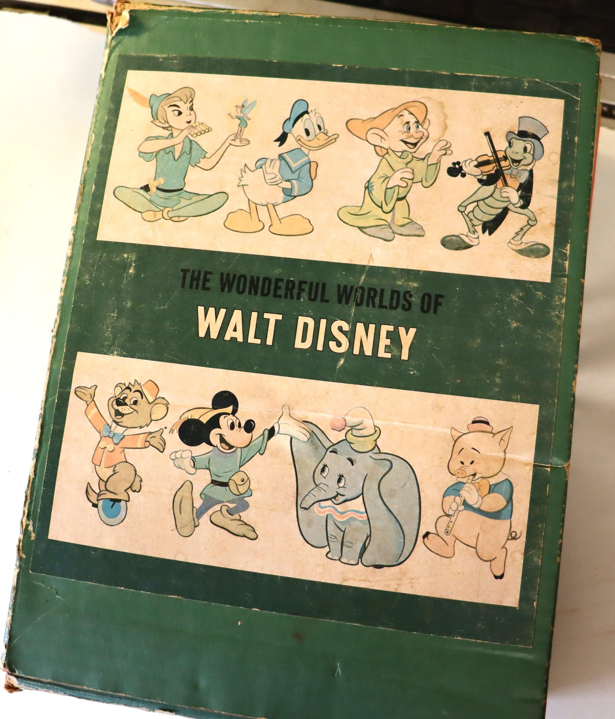 Walt Disney Wonderful World Book Set, 1963-1965, Vintage Boxed