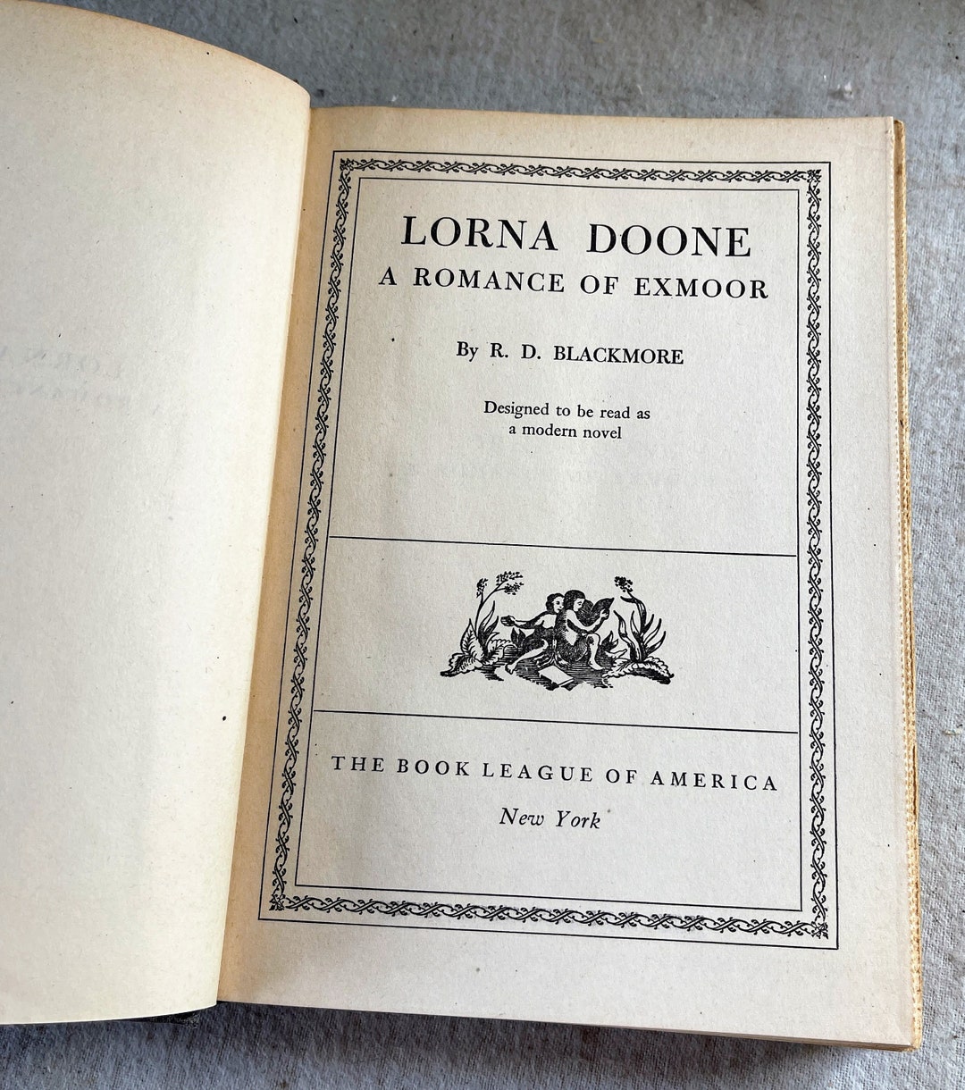 Vintage Lorna Doone Book by R.D. Blackmore, 1905 - Etsy