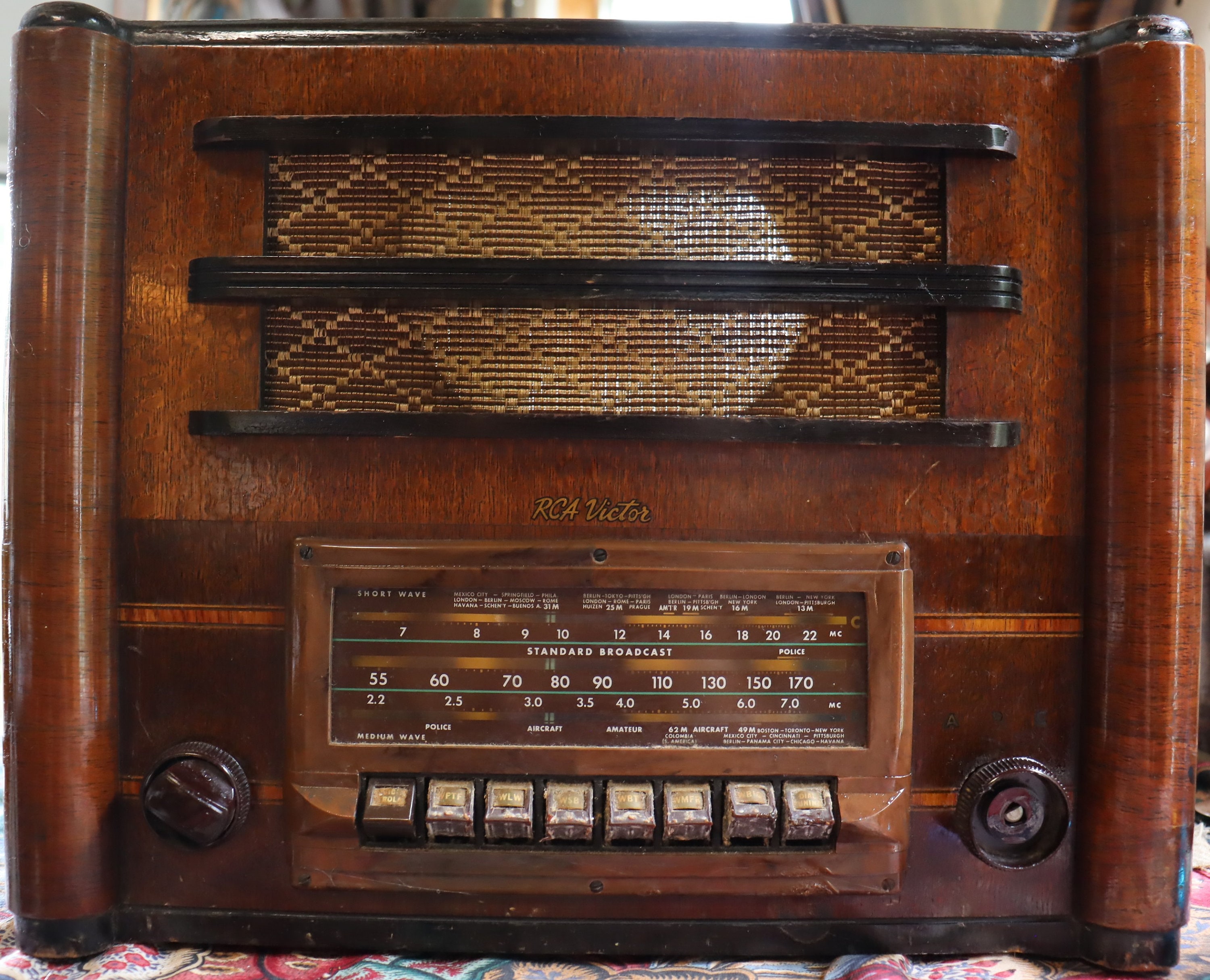 Vintage Brown Radio