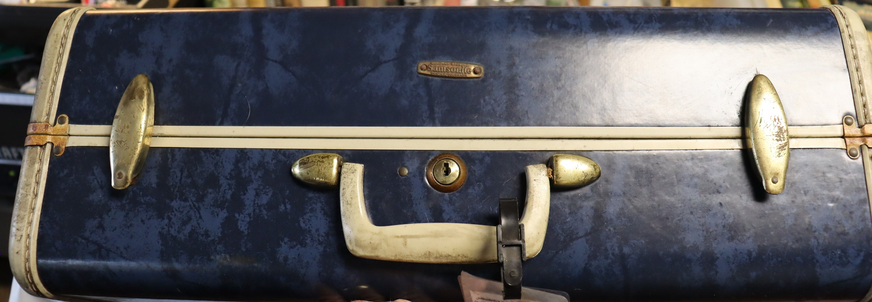 Grande Valise Samsonite Vintage Shwayder Brothers (années 50) - Plastique