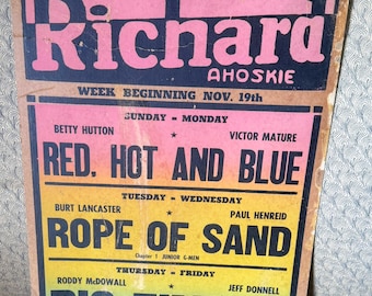 Vintage Movie poster