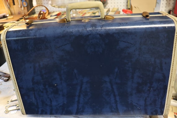 Tutor Natura afstand Vintage Samsonite Shwayder Brothers Suitcase Blue. 15 by 13 by - Etsy