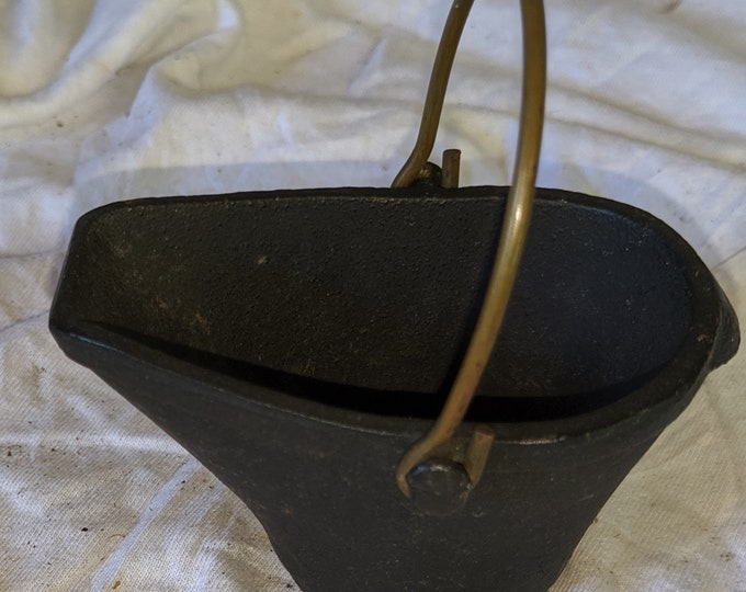 Vintage iron miniature bucket