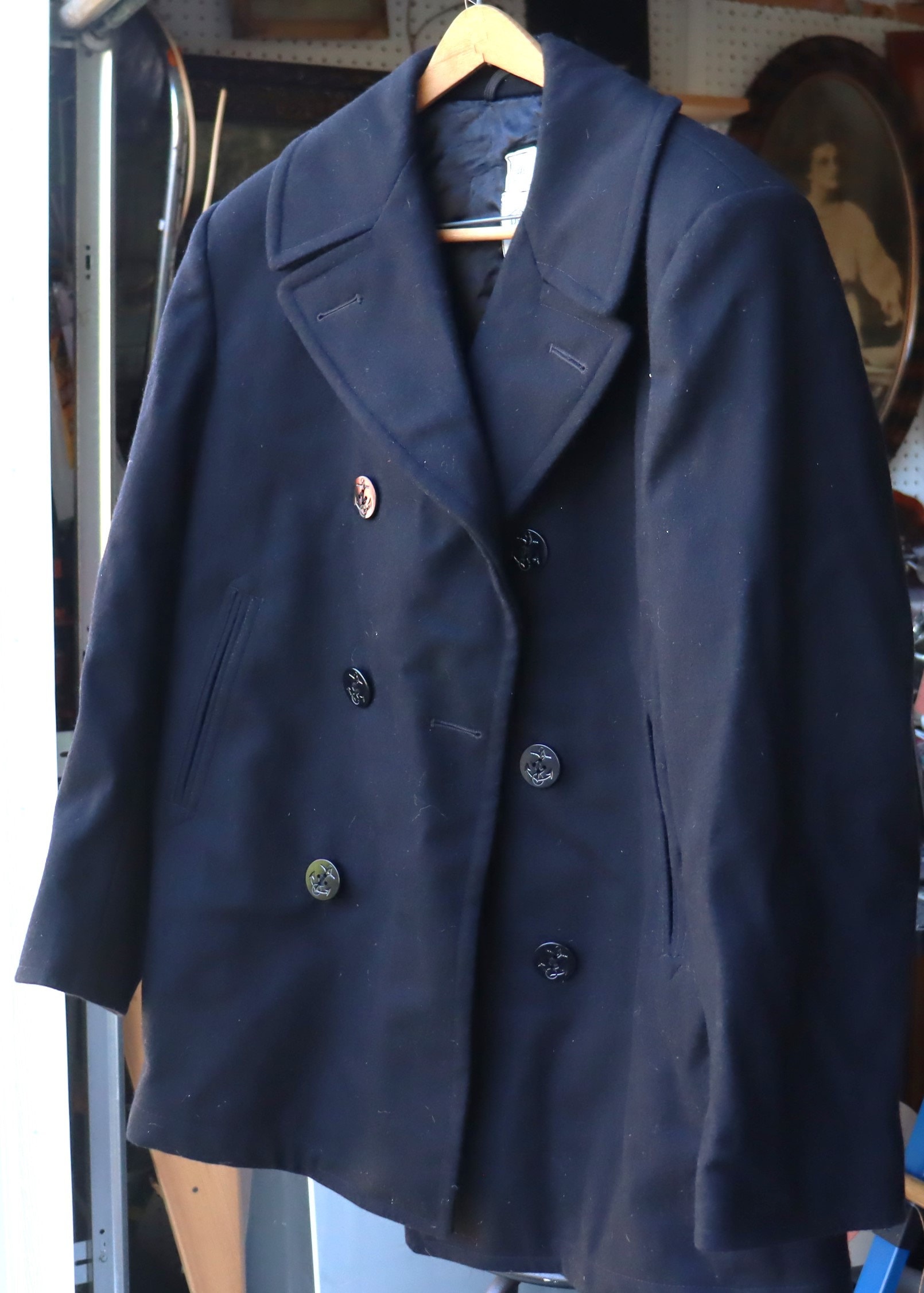 US NAVY ピーコート　44R DSCP 美品 Vintage Navy Pea Coat 44 S DSCP by Stearlingware of Boston