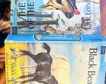 Vintage "Black Beauty" & "Call of the Wild" Companion Books