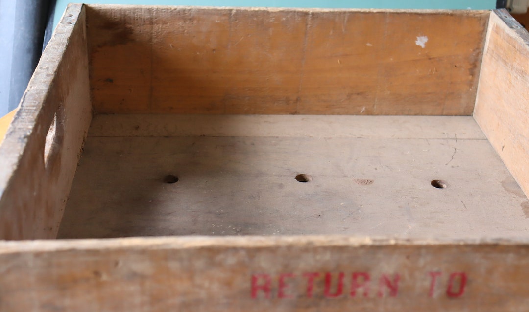 Vintage Bread Delivery Box Carolina Foods Woodstock Charleston SC Etsy