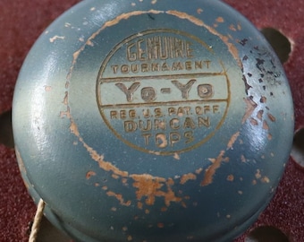 Vintage  Rare Ducan Genuine Tournament Yo-Yo Reg U S Pat off Duncan Tops