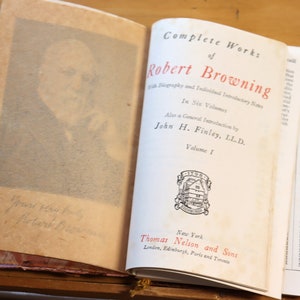 Vintage Robert Browning  complete works volume 1 Thomas Nelson and sons 1900