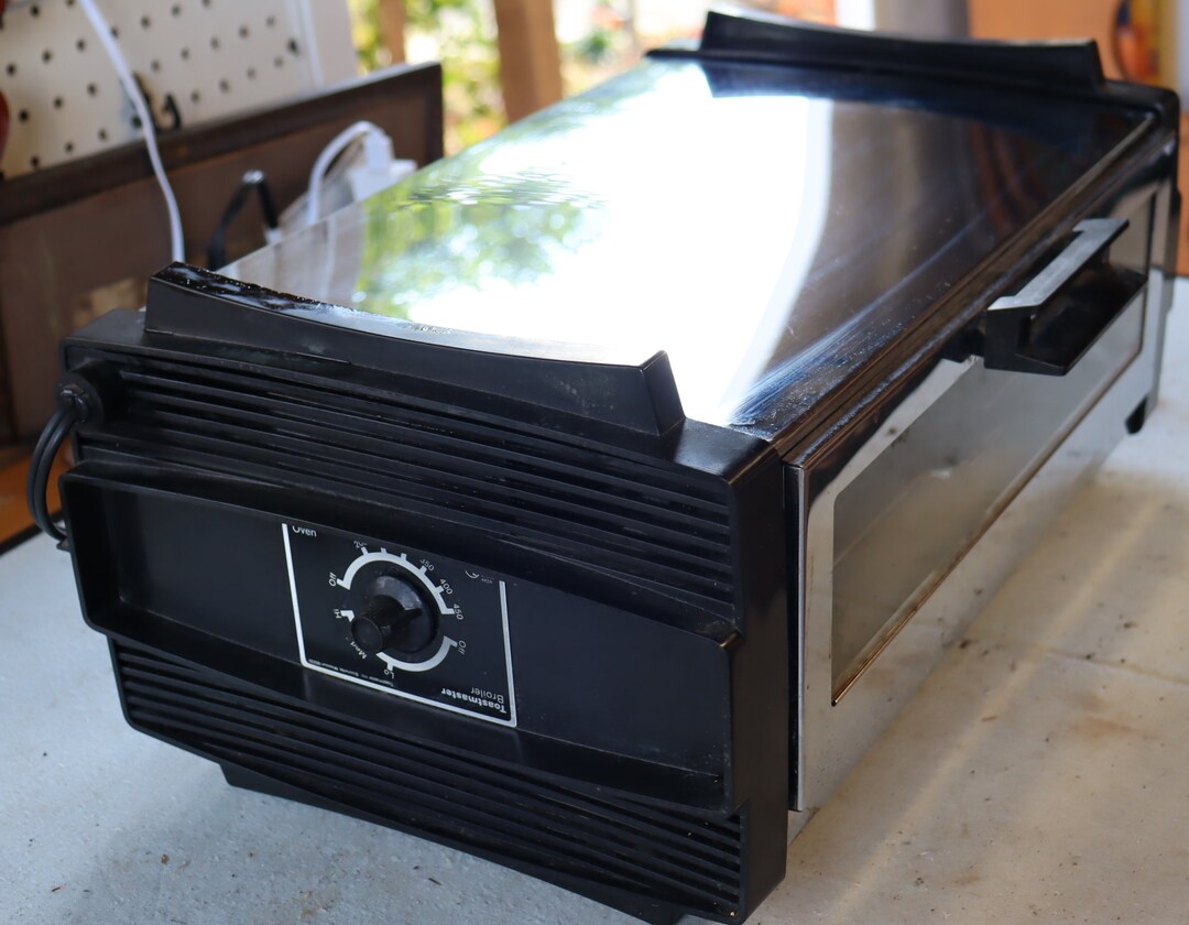 Vintage Toastmaster Flip Over Oven Broiler CHROME 5230 A Chrome Retro