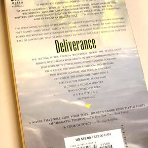Deliverance by James Dickey Delta book