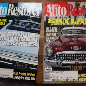 Vintage Classics Auto Restorer February and March 1995