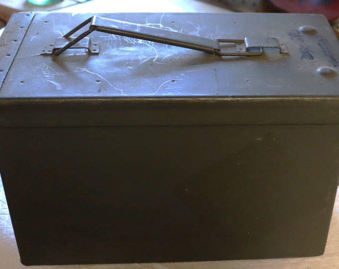 Vintage steel ammo case  M2A1