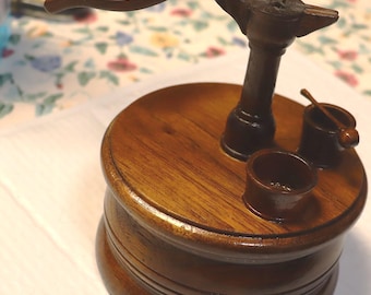 Handmade music box pump and buckets Brahms  Lullaby nonworking