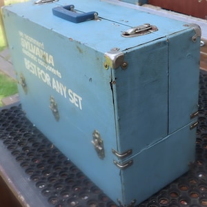 Vintage Sylvania repairman tool caddy