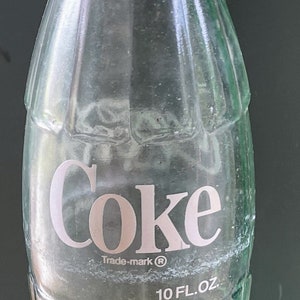 1 vintage Coke bottles 10 oz painted Augusta GA