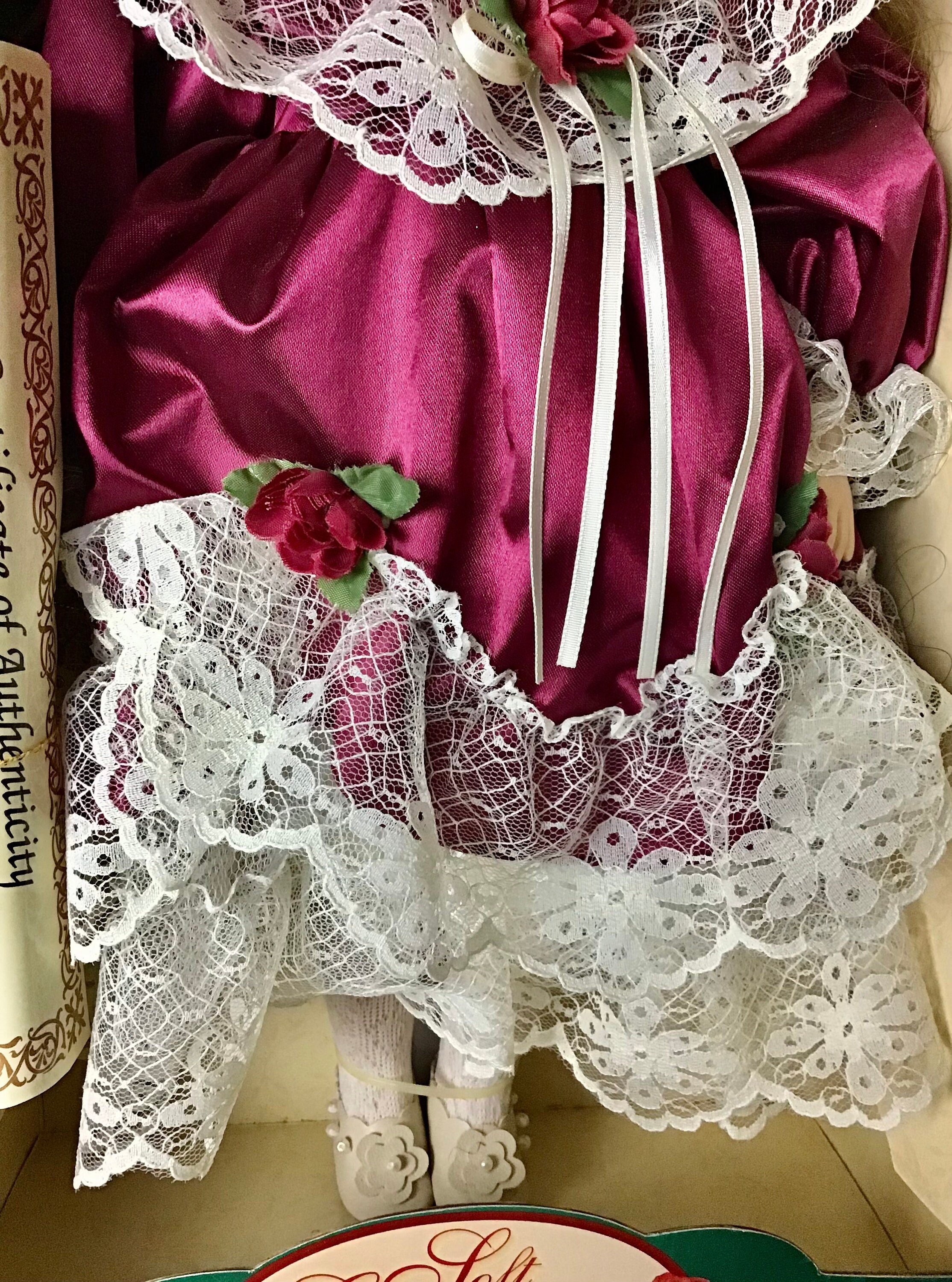 Barbara Collins Master Designer Porcelain Collector Doll With
