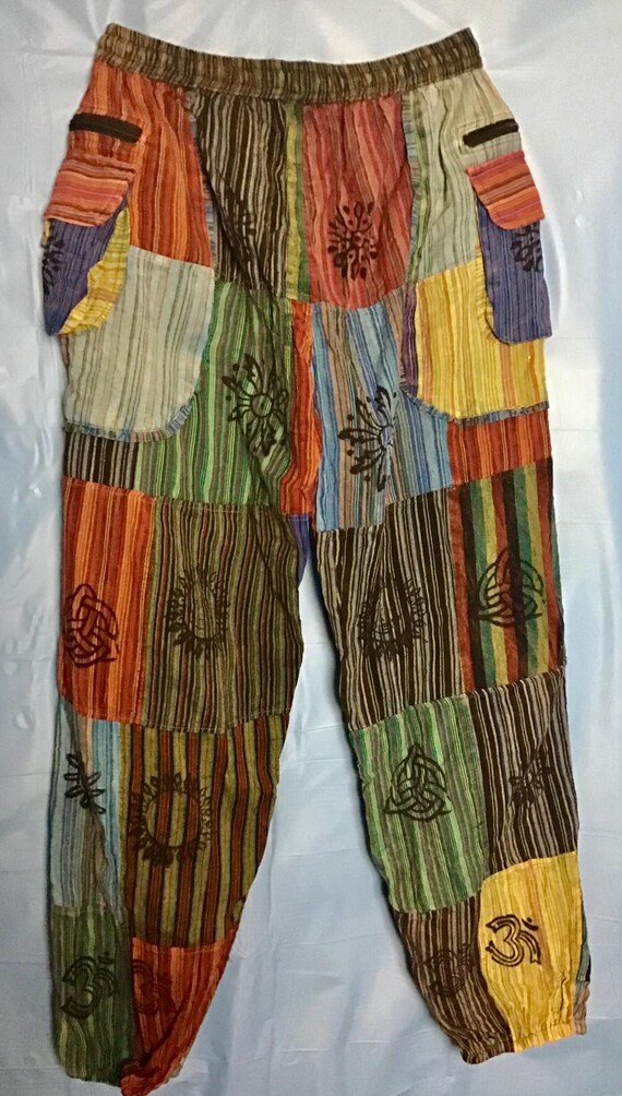 Patchwork unisex summers Jogger pants size XXL - image 2