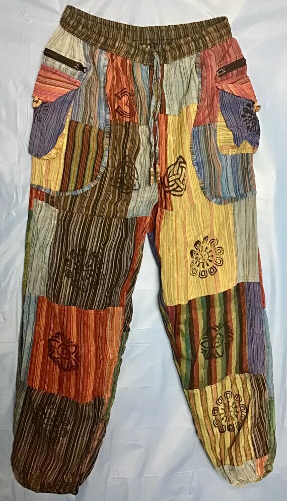 Patchwork unisex summers Jogger pants size XXL - image 1