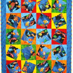 3D Twist Quilt Pattern