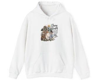 Grateful mountain sunrise Hoodie | floral wreath, Whimsical