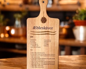 Aebelskiver Recipe - Laser Engraved Board