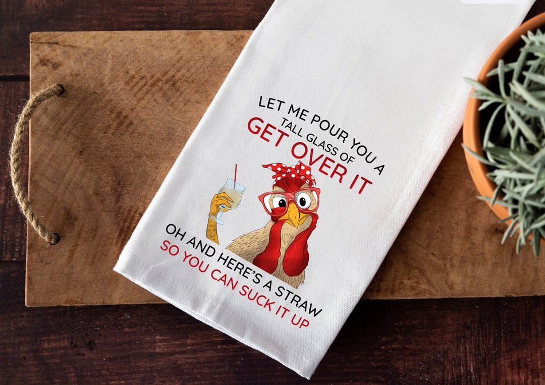 Chicken Kitchen Towel, Funny Kitchen Towel, Chicken Towel, Funny Chick –  Lisa Sparling Art