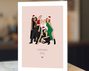 Christmas Spice | Spice Girls 90s Christmas Card