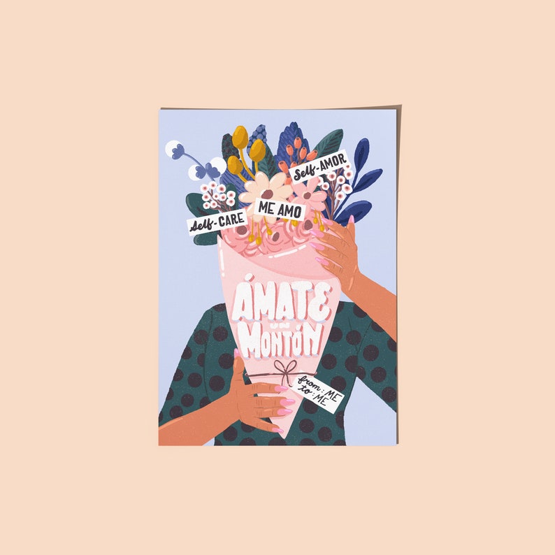 Amate un Monton, Home Decor, Illustration, Print image 1