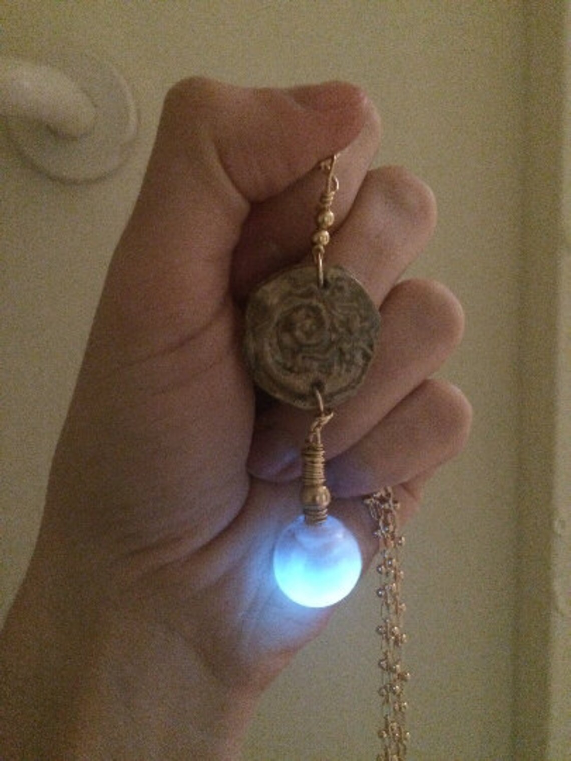 Aquamarine Movie necklace replica mermaid movie prop glow in Etsy