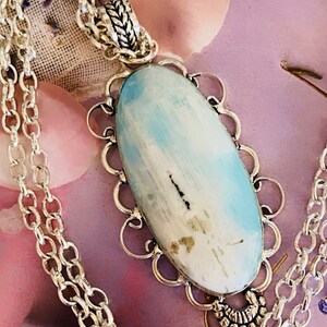 Divine moonstone necklace feminine energy pendant intuition pendant image 4