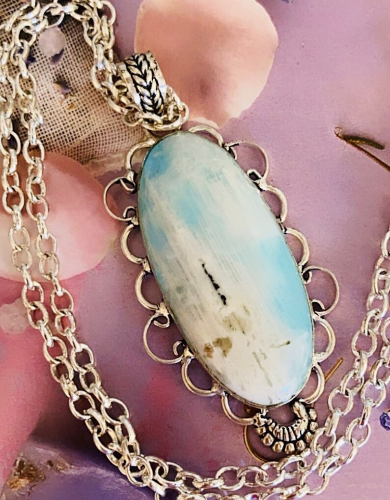Divine moonstone necklace feminine energy pendant intuition pendant image 4