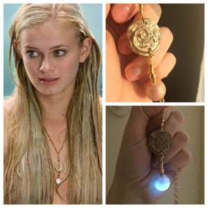 Aquamarine Movie necklace replica mermaid movie prop glow in the dark pearl Moonbranch Designs exclusive!