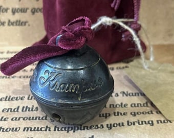 krampus bell jingles metal  movie replica  krampus letter optional