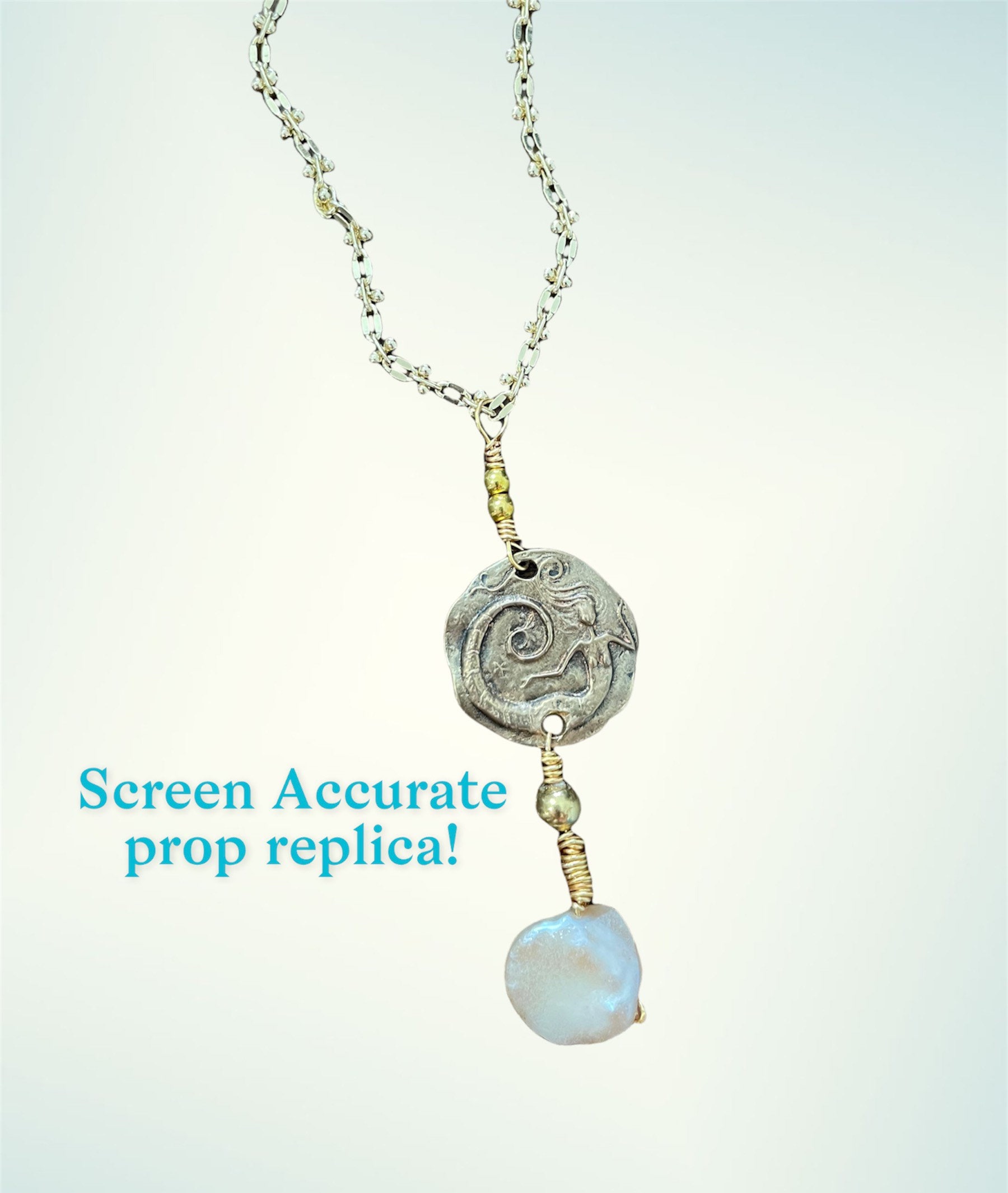 Aquamarine Movie Necklace Replica Mermaid Movie Prop Glow in Etsy