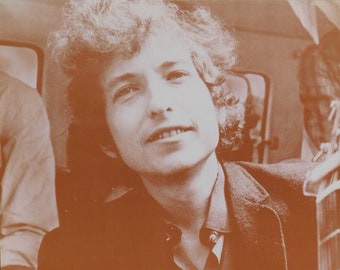 Young Bob Dylan Self-Portrait Sepia Print 11x14 inches