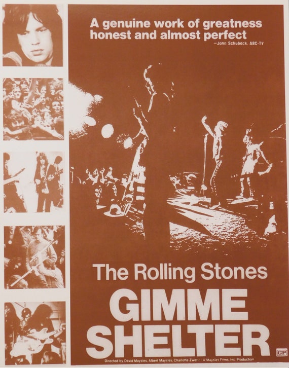 The Rolling Stones Album Gimme Shelter 1970 Etsy