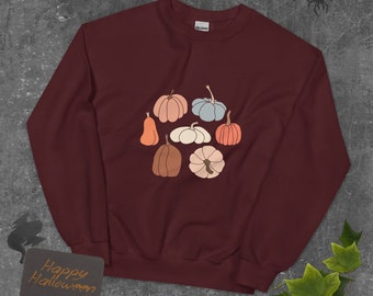 Halloween Pumpkin Patch, Unisex Sweatshirt, Fall, Gifts, Gourd, Power, Fall, Autumn