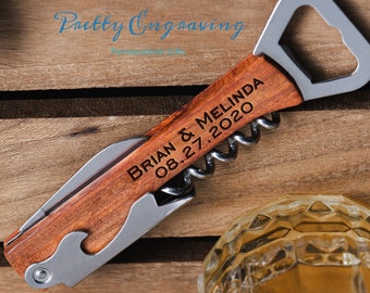 Personalised Gifts Wine Opener Fish Corkscrew-Rosewood Handle All-in-one Bottle Opener Best Bar Wine Accessories and Gifts Personalised Gifts Wine Opener Fish Corkscrew-Rosewood Handle All-in-one Bottle Opener Best Bar Wine Accessories and Gifts