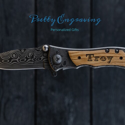 Fathers Day Gift From Daughter Folding Pocket Knife Etsy