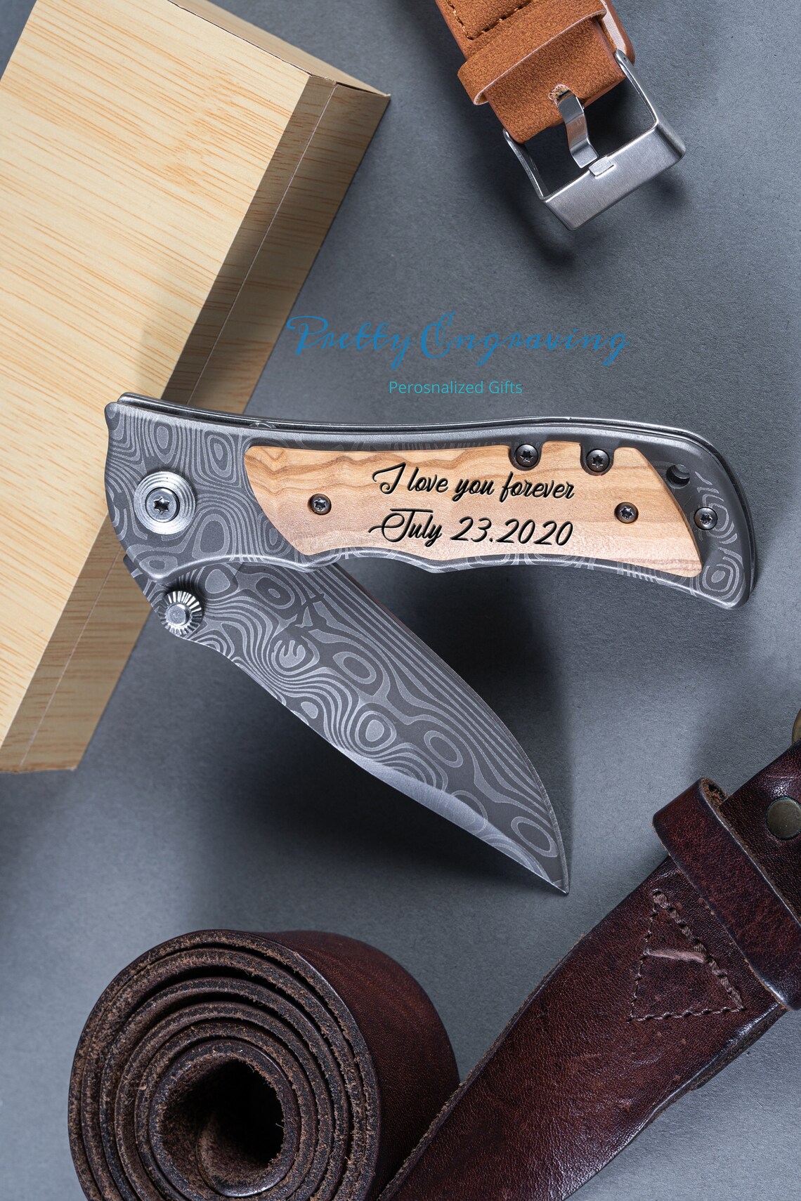 Personalized Pocket Knife Wedding Favors Annyversary Gift Etsy