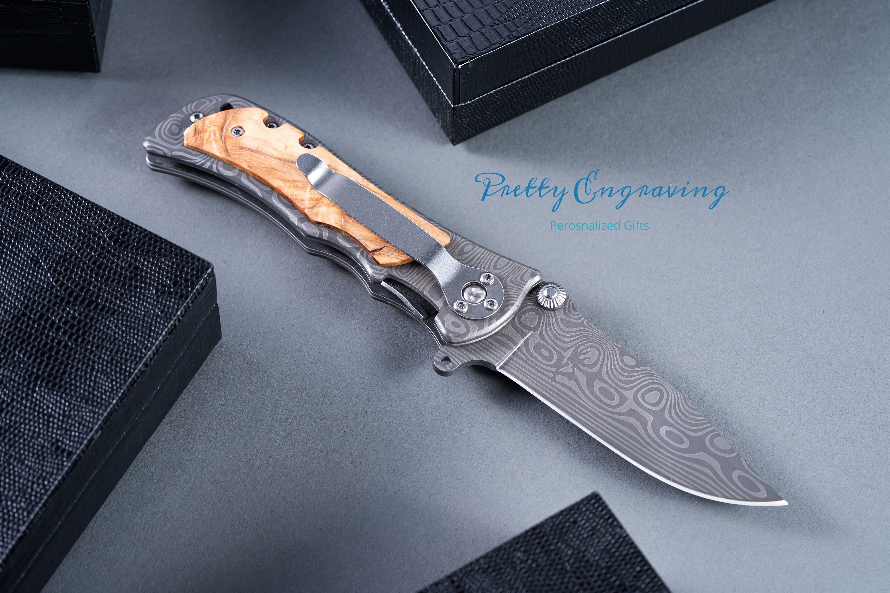 Personalized Pocket Knife Wedding Favors Annyversary Gift Etsy