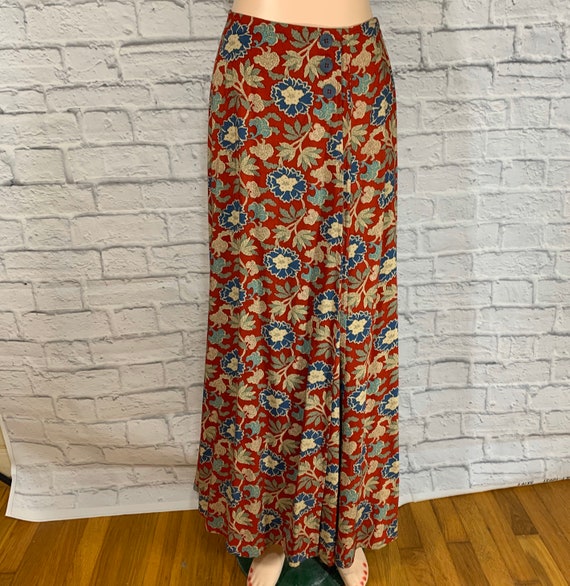 Floral Wrap Around Full Skirt - image 2