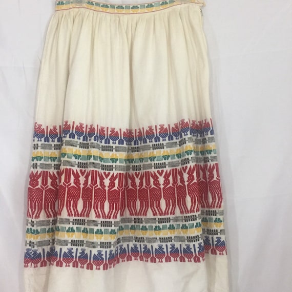 Guatamalan Dance Skirt 1950s - image 1